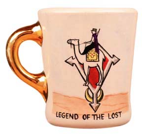 John Wayne mug for legend of the lost